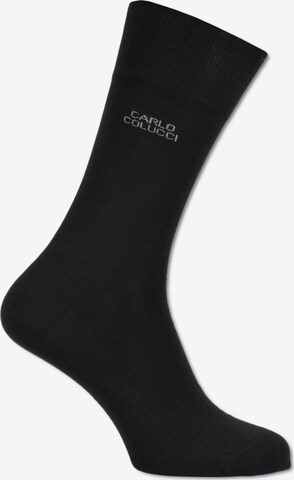 Carlo Colucci Socken in Schwarz