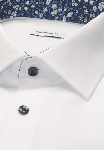 Coupe regular Chemise business SEIDENSTICKER en blanc