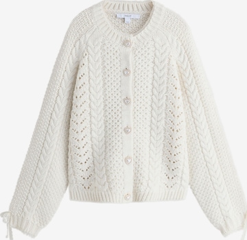 Next Neuletakki värissä beige: etupuoli