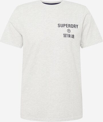 Superdry T-Shirt 'Vintage Corporate' in Grau: predná strana