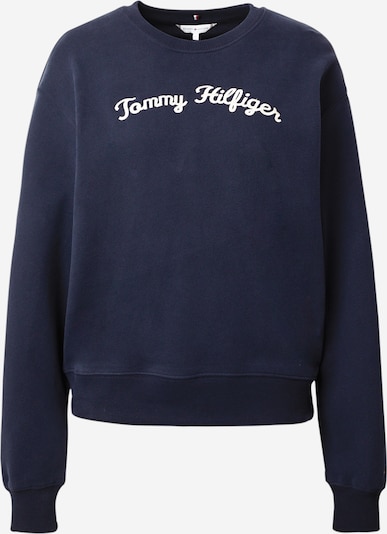 TOMMY HILFIGER Sweatshirt i ljusbeige / marinblå, Produktvy