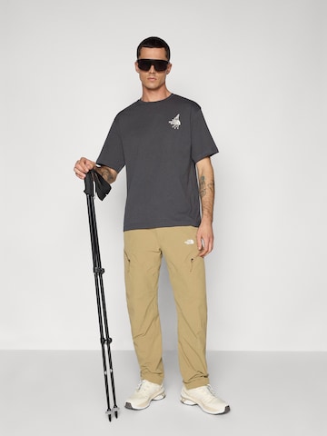 Tricou 'POWDER DAYS' de la THE NORTH FACE pe gri