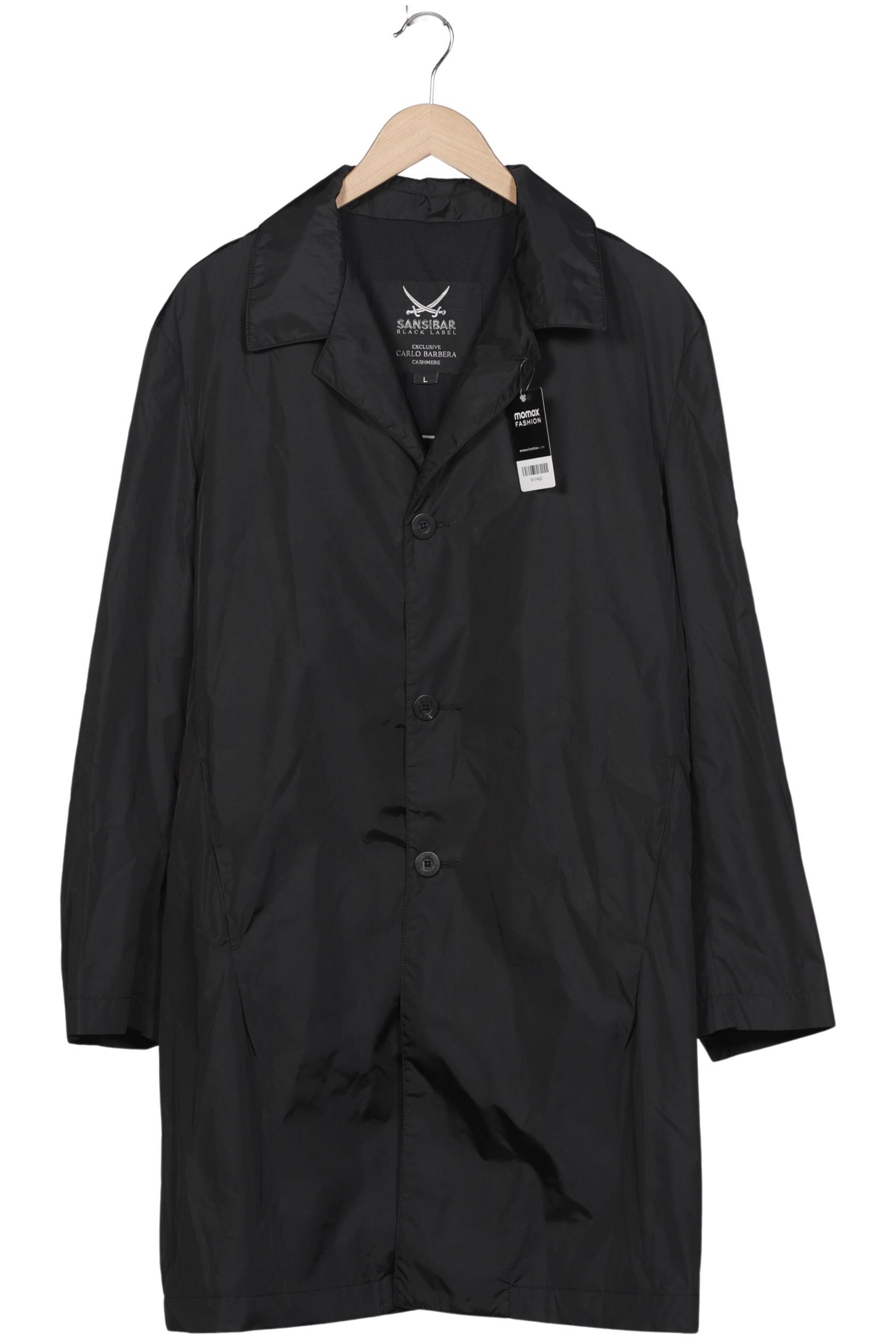 SANSIBAR Mantel in L in schwarz, Produktansicht
