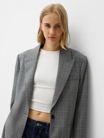 Bershka Blazer in Grey