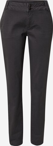 Pantalon chino QS en gris : devant