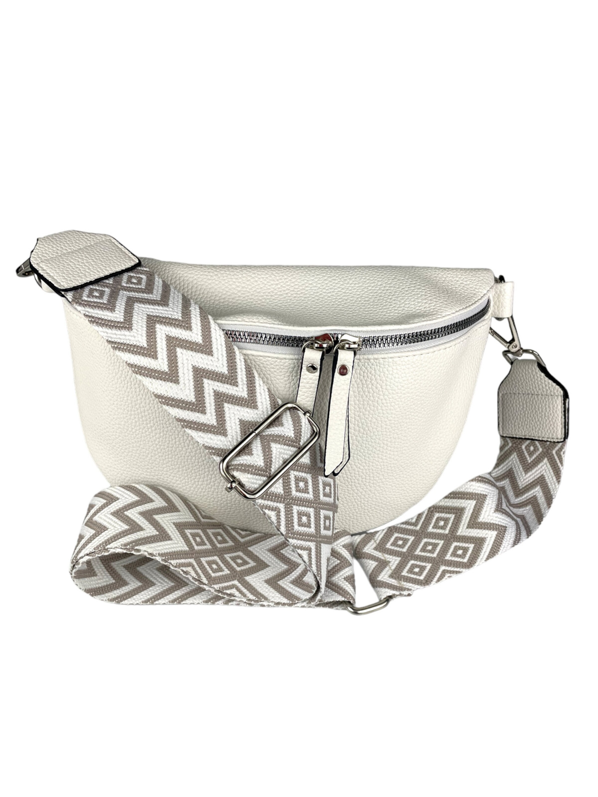 Kumixi Gürteltasche‌ in Weiß: Vorderseite