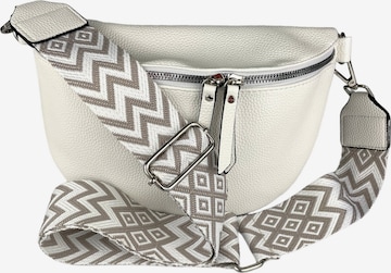 Kumixi Gürteltasche in Weiß: Vorderseite