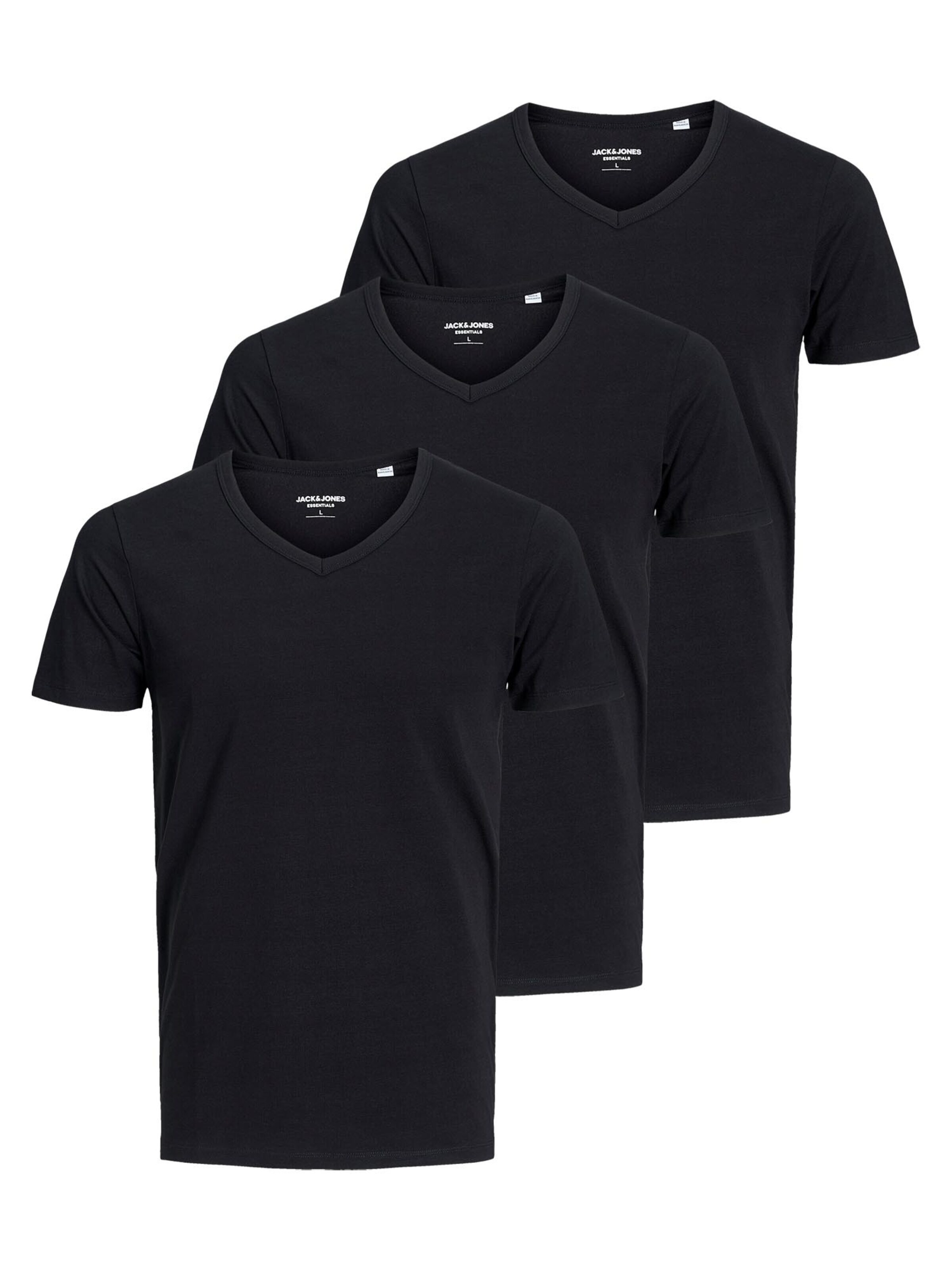 JACK & JONES Shirt 'Essentials' in Black: front