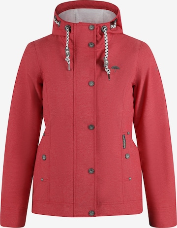 Schmuddelwedda Between-season jacket 'Halee' in Red: front