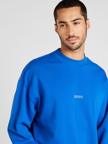 HUGO Sweatshirt 'Noriche' in Blauw