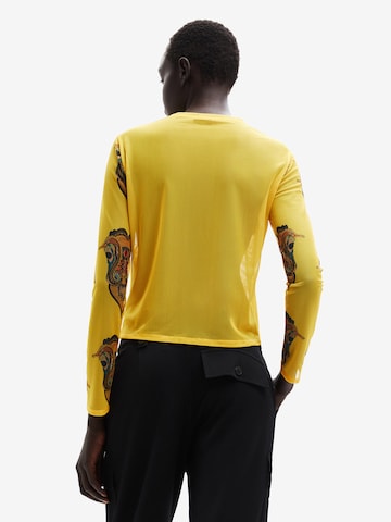 Desigual Μπλουζάκι 'Groove' σε κίτρινο