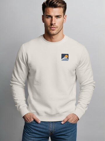 Neverless Sweatshirt 'Neverless Expedition' in Beige