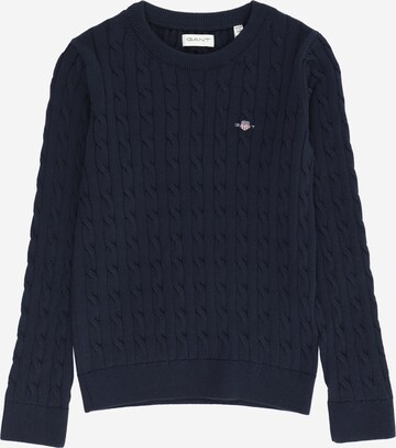 GANT Sweatshirt in Blauw: voorkant