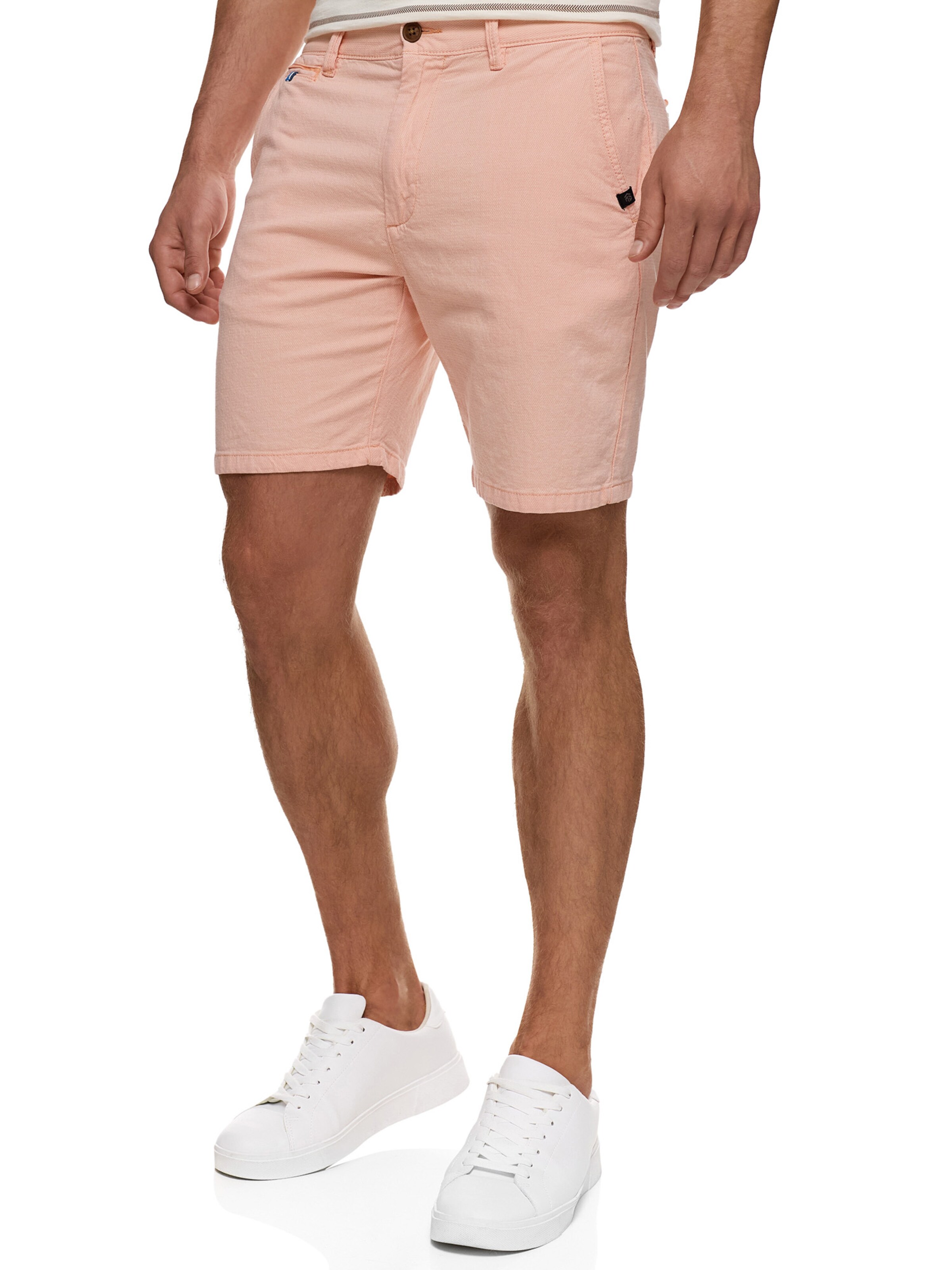 INDICODE JEANS Regular Chino Pants in Orange