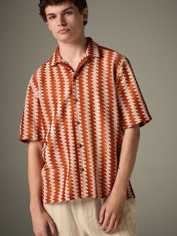oranžinė Next Patogus modelis Marškiniai