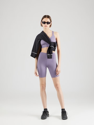 NIKE Slim fit Workout Pants 'ONE' in Purple