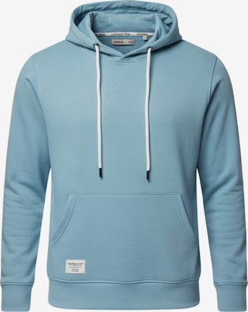 Sweat-shirt Ombre en bleu : devant
