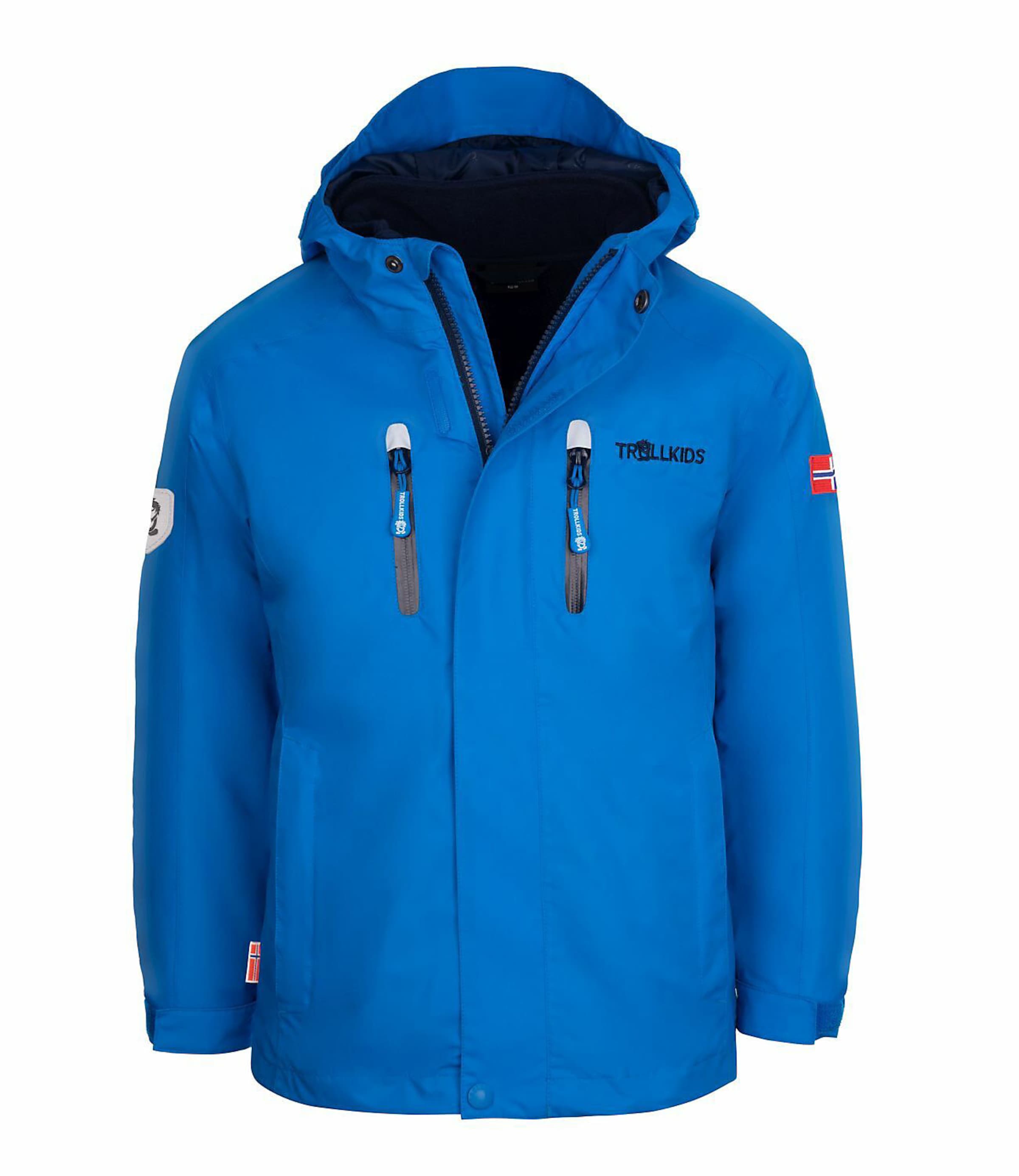 TROLLKIDS Outdoor jacket 'MYRDAL PRO' in Blue: front