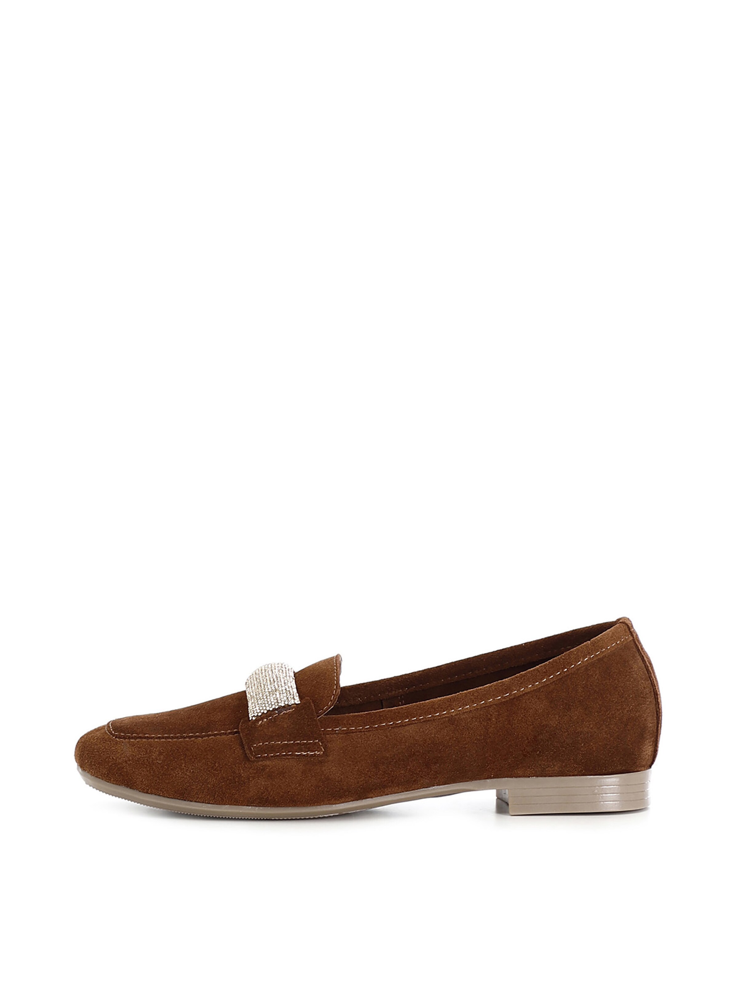 CAFè NOIR Moccasin in Brown: front
