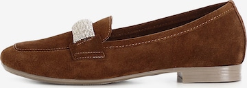 CAFè NOIR Mocassins in Bruin: voorkant