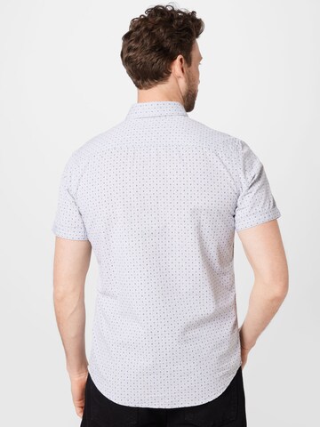 Coupe regular Chemise TOM TAILOR en bleu