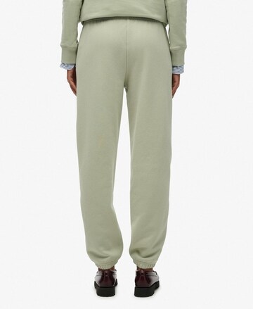 Superdry & Co Tapered Trousers 'Essential' in Green