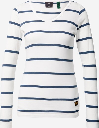 G-Star RAW Majica 'Eyben' | mornarska / bela barva, Prikaz izdelka
