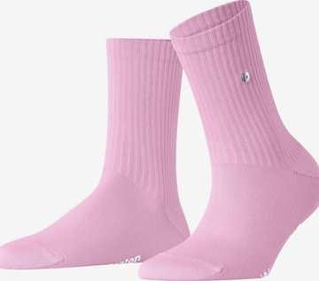 BURLINGTON Socks 'Fleet Street' in Purple: front