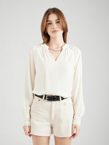 VILA - Blusa 'TLASTA' em branco: frente