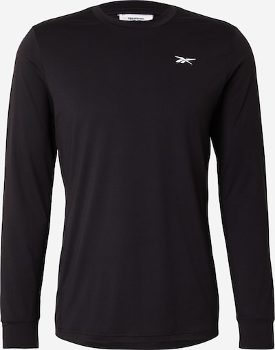 Reebok T-Shirt fonctionnel 'STRATAN' en noir / blanc, Vue avec produit
