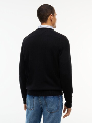 TOMMY HILFIGER Pullover in Schwarz