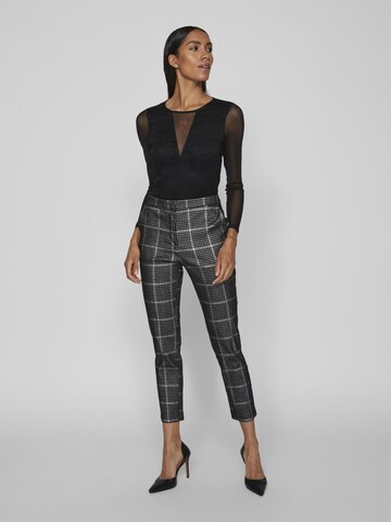 VILA Regular Broek 'Shine' in Zwart