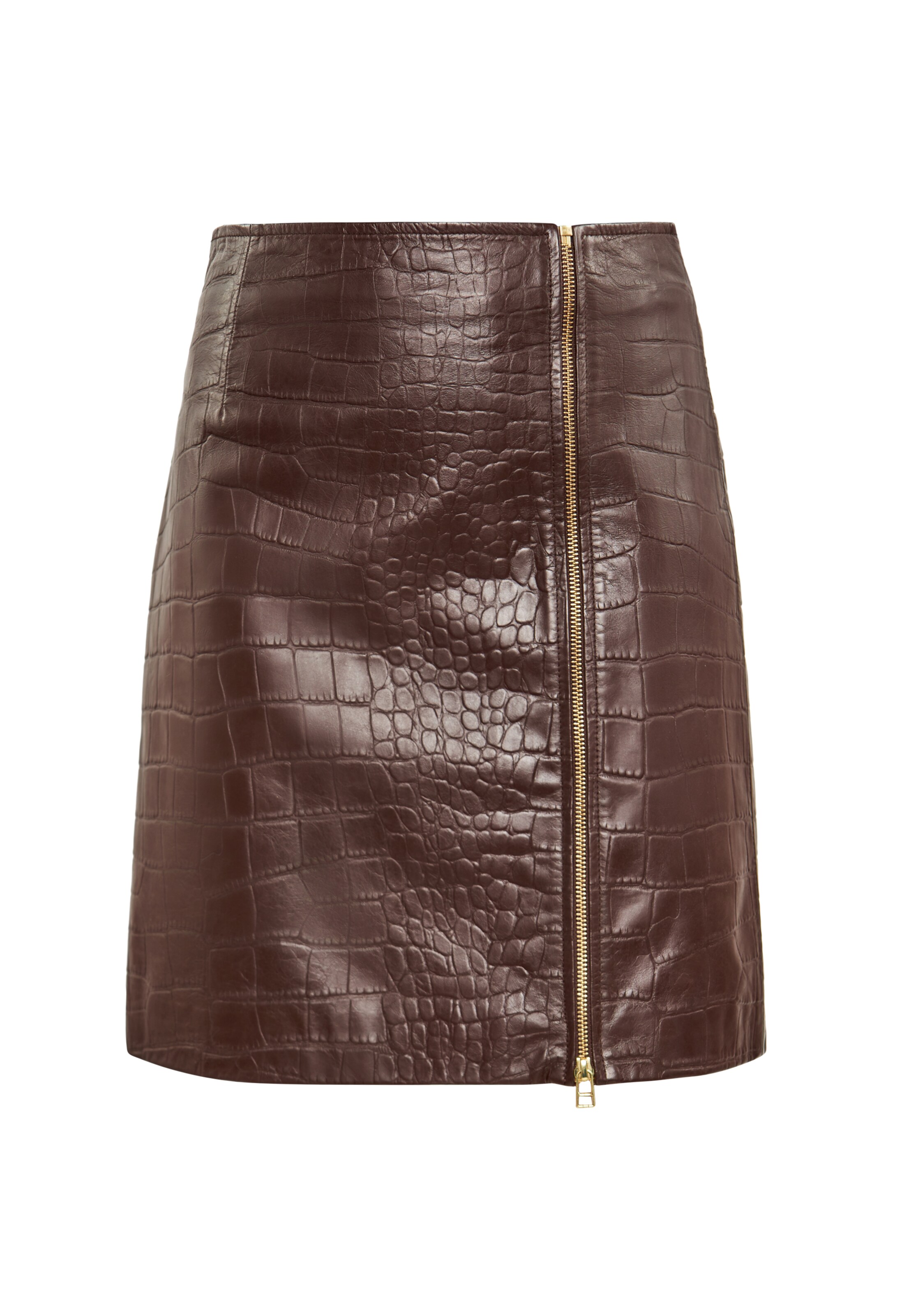 Jupe faina en marron : devant