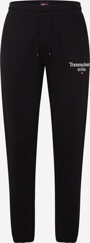 Tapered Pantaloni de la Tommy Jeans Plus pe negru: față