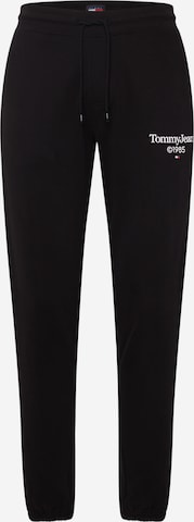 Tapered Pantaloni di Tommy Jeans Plus in nero: frontale