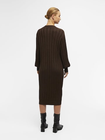 OBJECT Knitted dress in Brown