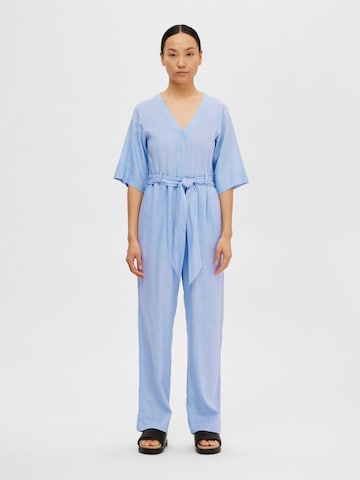 SELECTED FEMME Jumpsuit in Blauw: voorkant