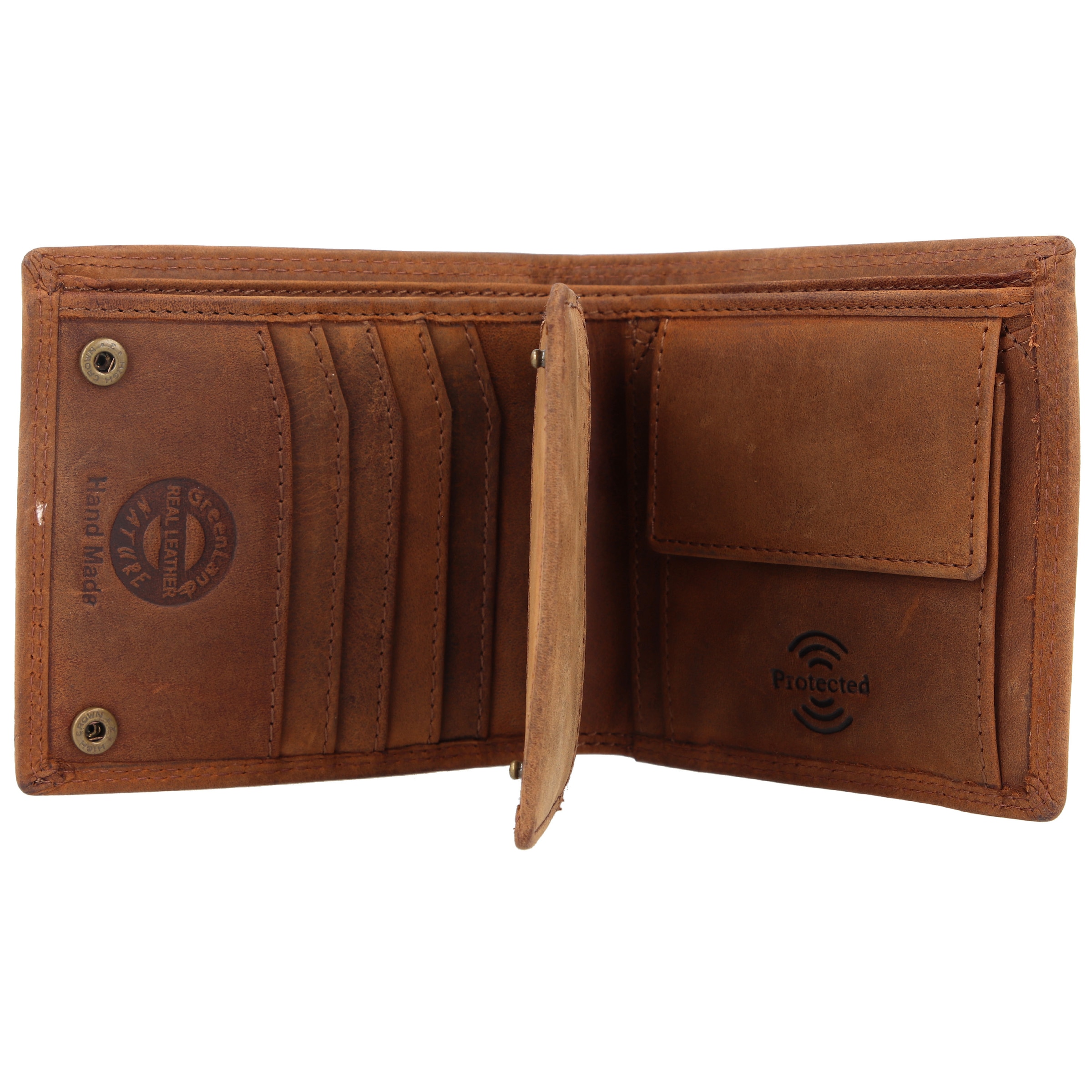 Greenland Nature Wallet 'Montenegro' in Brown