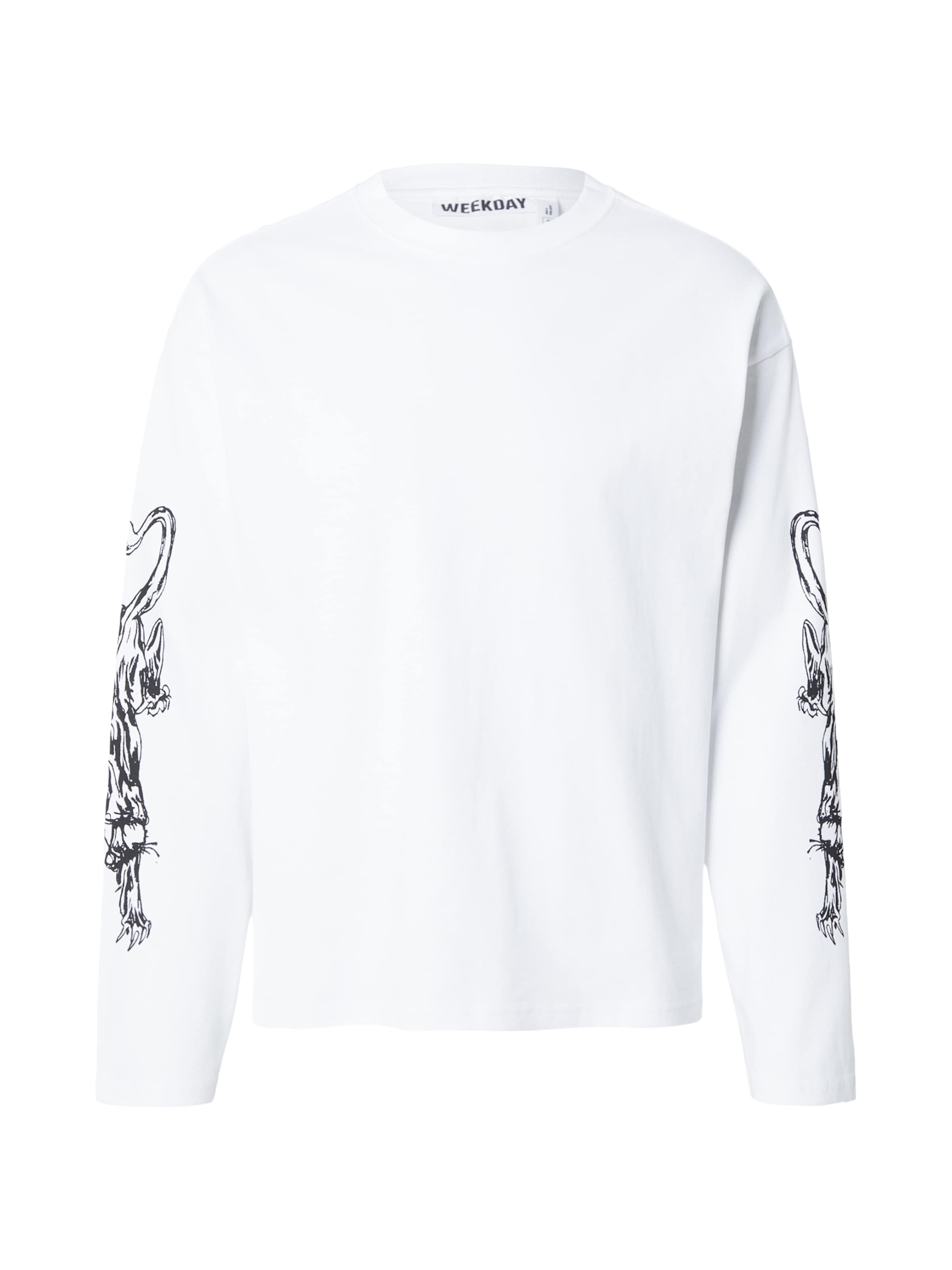 WEEKDAY Shirt in White: front