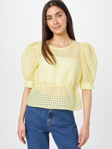 Camicia da donna di ONLY in giallo: frontale