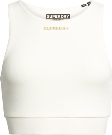 Superdry Bustier Sport bh in Wit