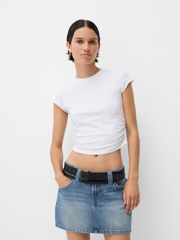 Gonna di Bershka in blu: frontale