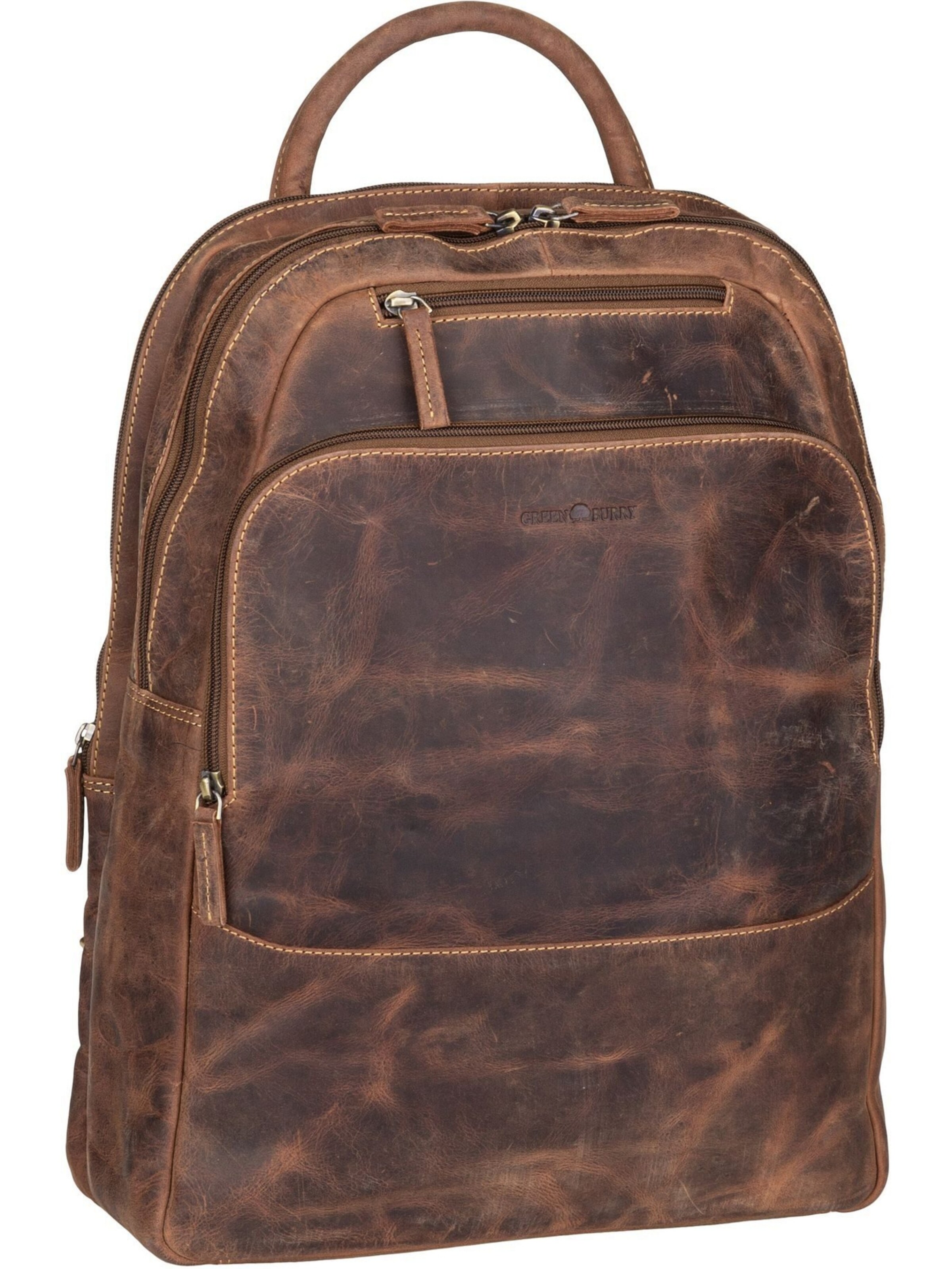 Zaino GREENBURRY di colore marrone scuro, Visualizzazione prodotti