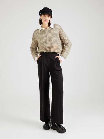 Aware Loose fit Pleat-Front Pants 'VMMalak' in Black