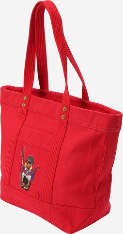 Shopper di Polo Ralph Lauren in rosso: frontale