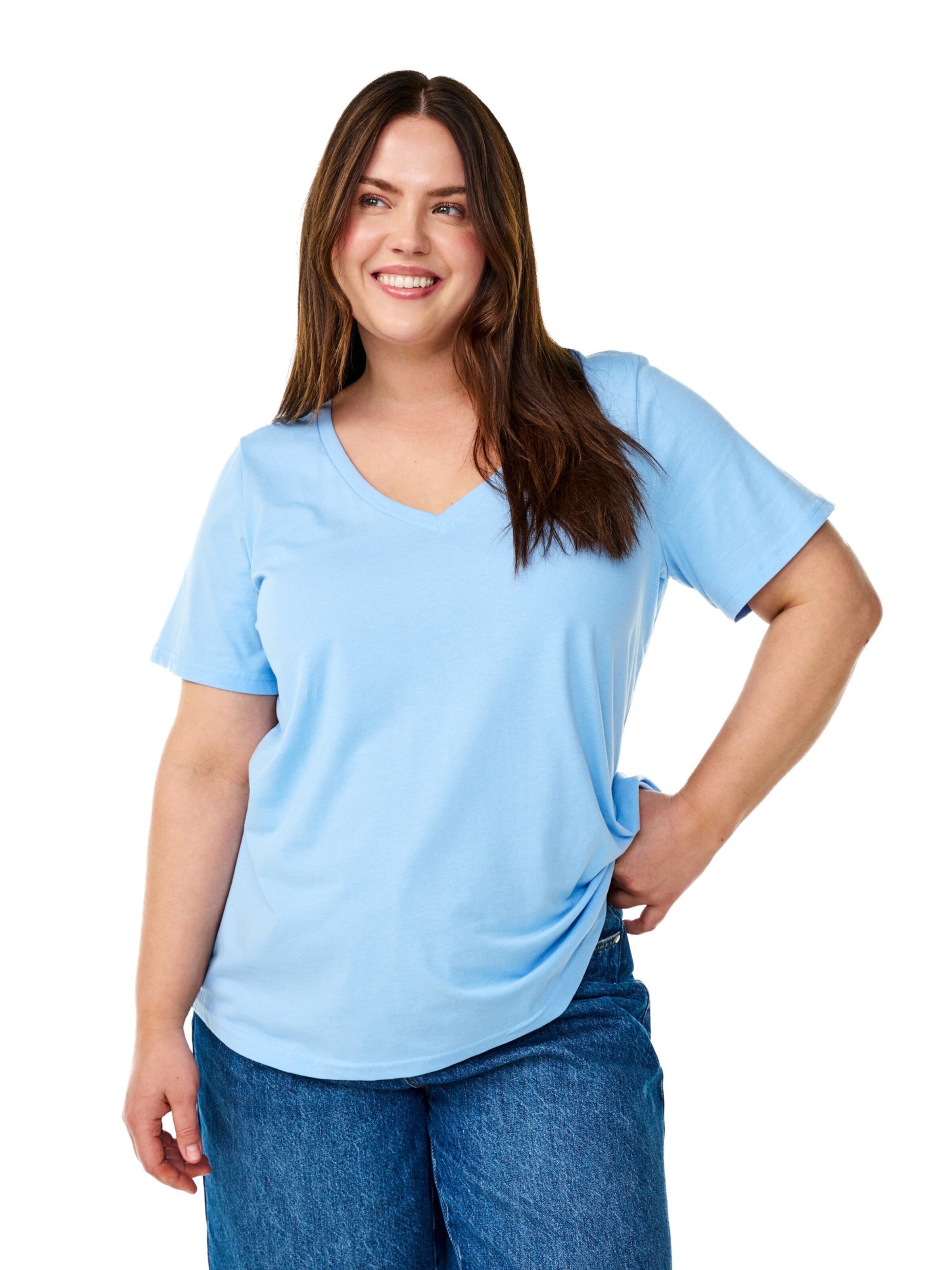 Zizzi Tričko 'Mkatja' - Modrá: predná strana