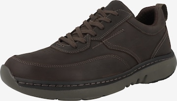 CLARKS Athletic Lace-Up Shoes 'Pro' in Brown: front