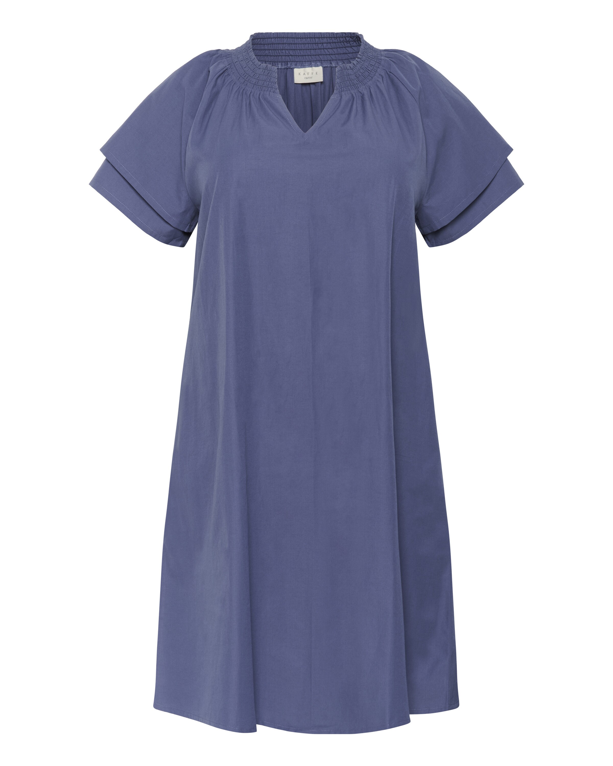 KAFFE CURVE Oversized dress 'Irsa' in Blue: front
