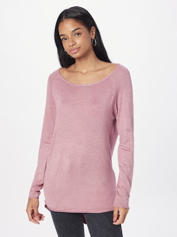 Pull-over 'Mila' ONLY en rose : devant