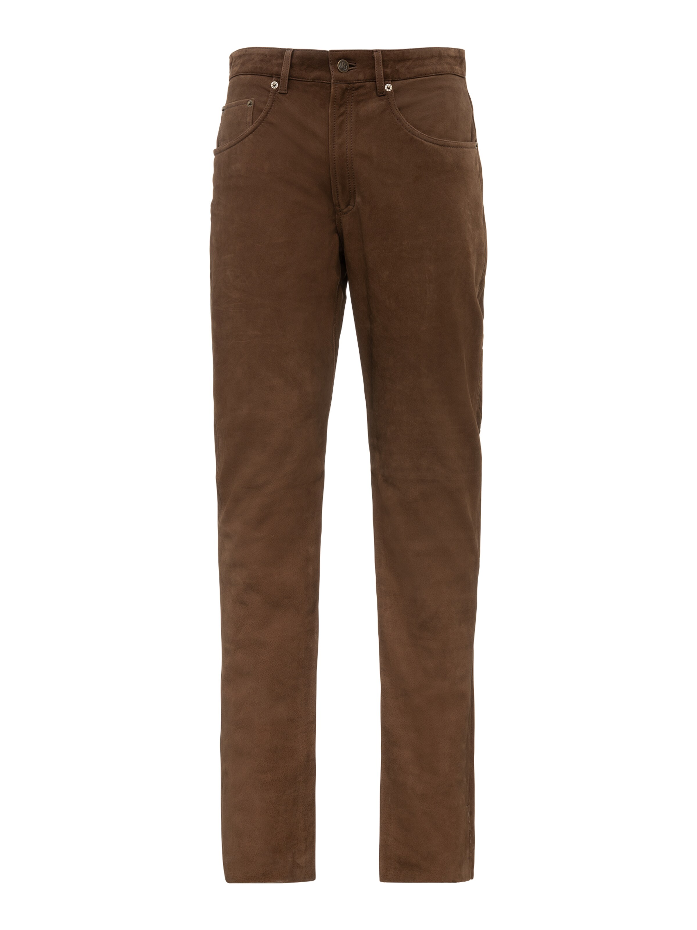 RICANO - regular Pantalón 'RT-101' en marrón: frente